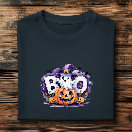 T-Shirt Halloween Spettrale 🎃 | Stile Unico e Divertente”