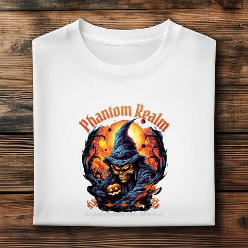 T-Shirt Halloween Spettrale 🎃 | Stile Unico e Divertente”